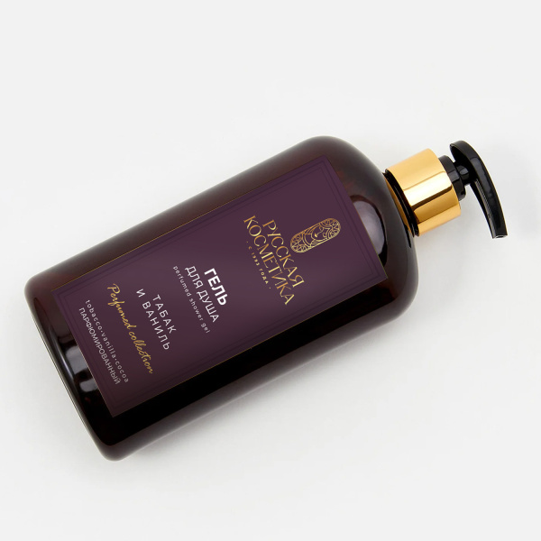 Русская Косметика Гель для душа парфюмированный "ТАБАК И ВАНИЛЬ", 600 мл в интернет-магазине «Русская Косметика».