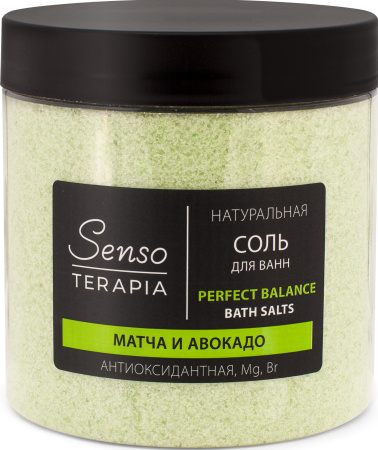 Senso Terapia Натуральная магниево-сульфатная соль для ванн «Perfect  balance», 600 г в интернет-магазине российского производителя «Русская Косметика».