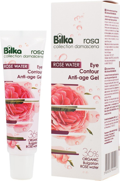 Фото Bilka Гель для кожи вокруг глаз Rosa Damascena, 25 мл в интернет-магазине «Русская Косметика».