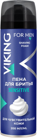 Viking Пена для бритья "SENSITIVE" для чувствительной кожи, 200 мл 