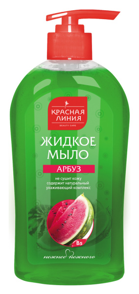 Красная линия Мыло жидкое «Арбуз», 520 г в интернет-магазине «Русская Косметика».
