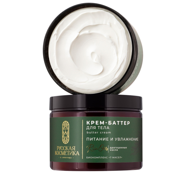 Русская Косметика Крем-баттер для тела  "ПИТАНИЕ И УВЛАЖНЕНИЕ", 300 мл в интернет-магазине «Русская Косметика».