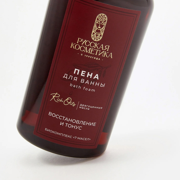 Русская Косметика Пена для ванны "ВОССТАНОВЛЕНИЕ И ТОНУС", 600 мл в интернет-магазине «Русская Косметика».