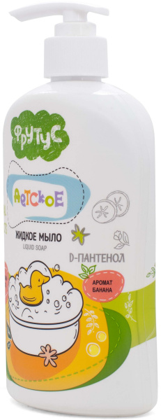 Фрутус Детское жидкое мыло для рук «Детское» 500 г в интернет-магазине «Русская Косметика».