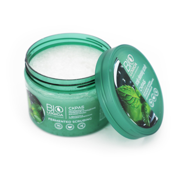 BIOLOGICA Охлаждающий скраб для кожи головы  «Fermented scrubbing», 450 г