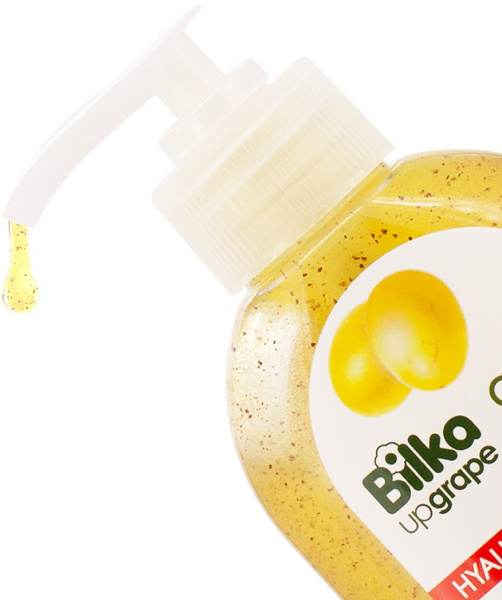 Фото Bilka Гель-скраб для лица увлажняющий HYALURON +, 200 мл в интернет-магазине «Русская Косметика».