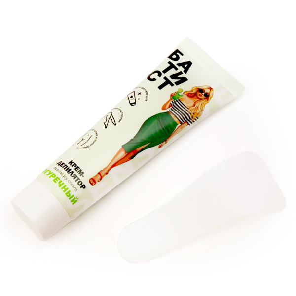 Батист Крем-депилятор «Огуречный», 100 мл в интернет-магазине «Русская Косметика».