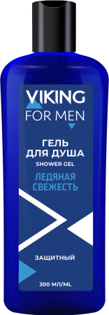 Viking Гель для душа защитный BLUE ICE/Ледяная свежесть, 300 мл на сайте российского производителя косметики.