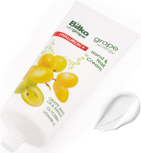 Bilka Крем для рук и ногтей с белым виноградом Grape Energy, 100 мл в интернет-магазине «Русская Косметика».