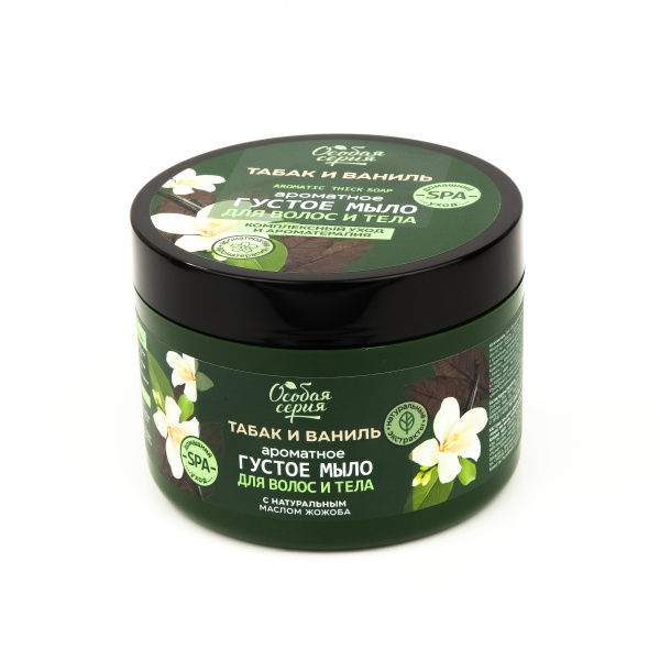 Особая серия Ароматное густое мыло для волос и тела «Табак и Ваниль, комплексный уход и  ароматерапия», 500 мл в интернет-магазине «Русская Косметика».