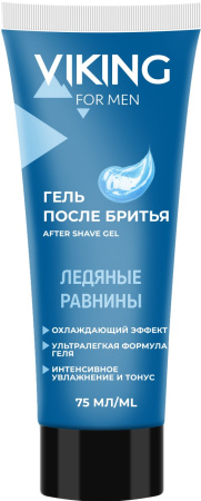 Viking Гель после бритья ЛЕДЯНЫЕ РАВНИНЫ, 75 мл