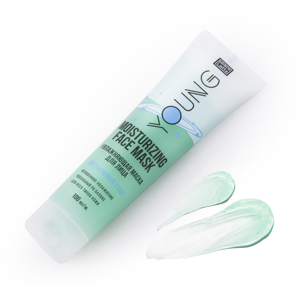 Фото Space.latte YOUNG Увлажняющая маска для лица, 100 мл. в интернет-магазине «Русская Косметика».