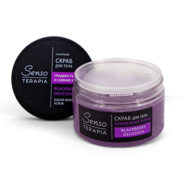 Senso Terapia Сахарный скраб для тела «Blackberry Delicious», 275 г в интернет-магазине «Русская Косметика».