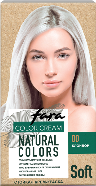 Фото Fara Стойкая крем-краска для волос Natural Colors Soft 300 - Блондор 00 в интернет-магазине производителя краски для волос «Русская Косметика».
