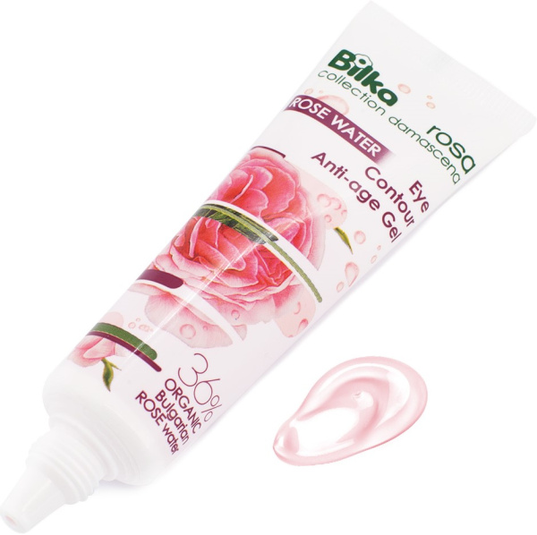 Фото Bilka Гель для кожи вокруг глаз Rosa Damascena, 25 мл в интернет-магазине «Русская Косметика».