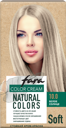 Купить Fara Стойкая крем-краска для волос Natural Colors Soft 355 - Белое солнце в интернет-магазине производителя краски для волос «Русская Косметика».