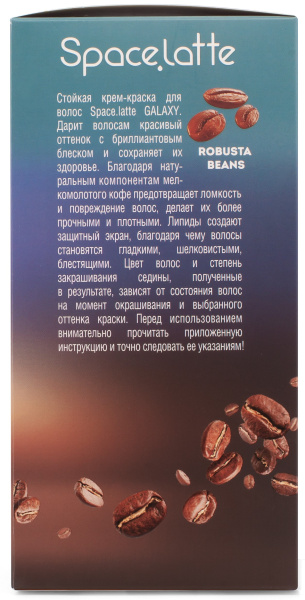 Фото Space Latte Galaxy Стойкая крем-краска для волос Светло-пепельный блондин - 10.1 в интернет-магазине производителя краски для волос «Русская Косметика».